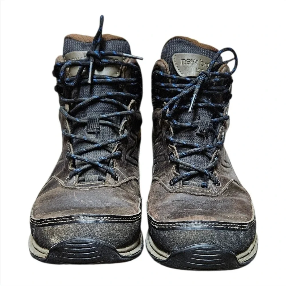 New Balance Waterproof Trail Hiking‎ Boots Men's Size 9.5 Brown Leather MW1400DB